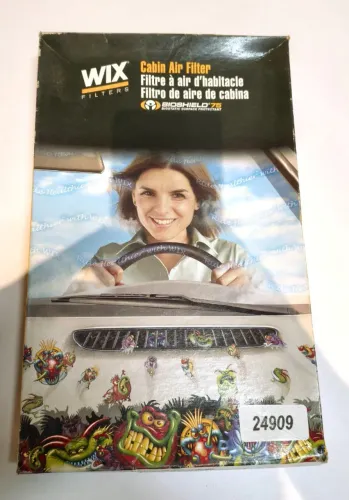 Filtro de Cabine WIX 24909 BioShield ? Chrysler 300 / Dodge Charger / Dodge Magnum