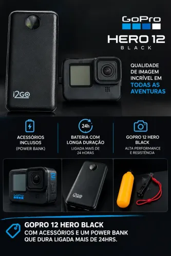 GoPro HERO 12 Black + Power Bank