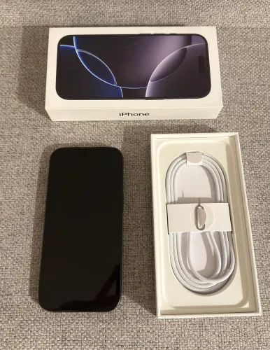 iPhone 16 Pro 256GB Preto Único Dono com Nota Fiscal