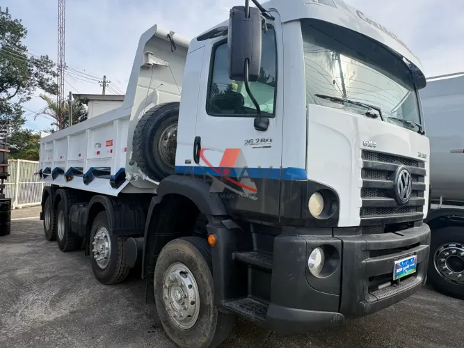Volkswagen Constellation 26280 2013 8x4 Caçamba Rossetti 26 280 Bitraçado