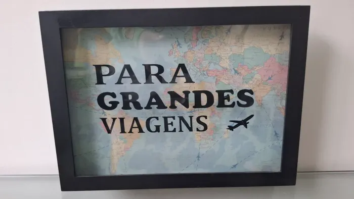 Quadro cofre viagens