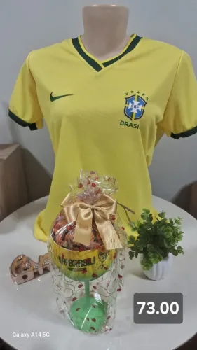Taça GIM Hexa Brasil com produtos Cacau Show 