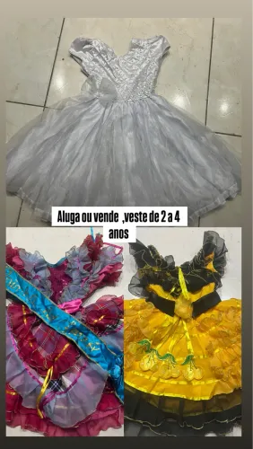 Alugo ou vendo vestido de quadrilha