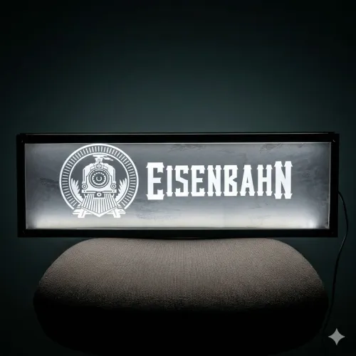 luminoso cerveja Eisenbahn com led 