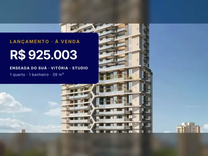Studio em Vitória: Conforto e Praticidade no Coração de Enseada do Suá!