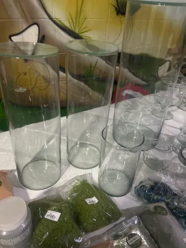 Vidros para arranjos e terrários