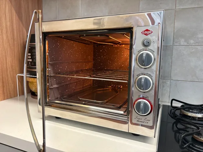 Forno Elétrico Layr Super Luxo Advanced 2.4 - Inox - 46 Litros