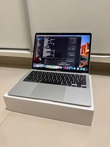 MacBook Air 2020 M1 Silver 100% saúde - NOVINHO