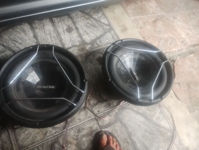 Auto falante Bravox endurecer 800 RMS bobina dupla 4x4