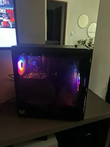 Pc Gamer i5, gtx 1050ti, 16gb RAM, Fonte 450W, Gabinete RGB acrílico