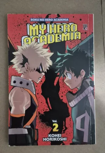 3 primeiros volumes do Mangá My Hero Academia