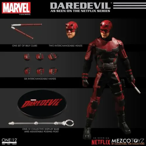 Demolidor Mezco Netflix One:12 Daredevil Raro