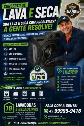 Conserto para Lava e Seca em Foz do Iguaçu 