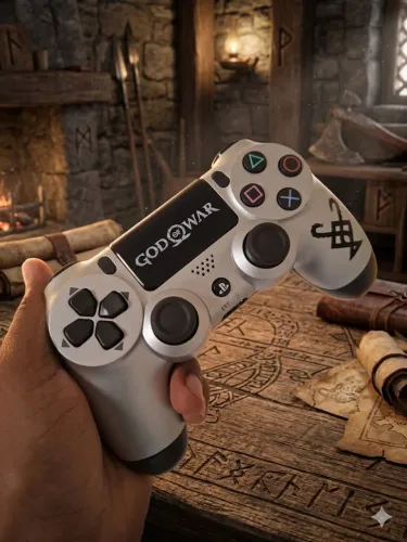 Controle de ps4 Deus da Guerra