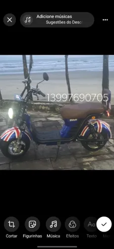 Scooter elétrica 1000w zero x13