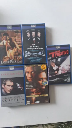 5 fitas vhs sucessos do cinema