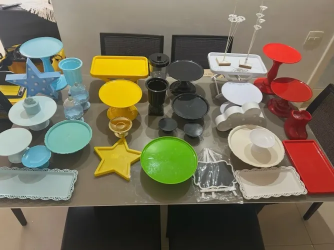 Acervo itens de festa