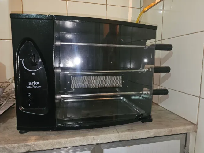 Churrasqueira a gás giratória Arke Vitta premium
