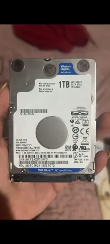 HD Western Digital WD Blue de 1 TB, TROCAR POR CELULAR OU VENDA