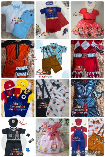 Roupa infantil temática