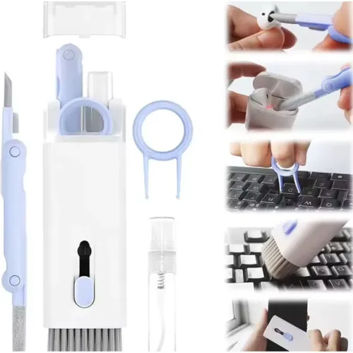 Escova de limpeza multifuncional 7x 1 teclados fone de ouvidos