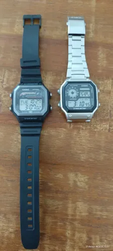 Dupla Relógio Casio semi-novo | Coleção