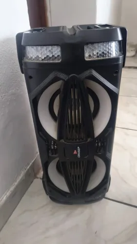 Caixa de Som Portátil Grasep (USB / Rádio)