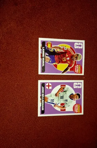 LAMINE YAMAL, JUDE BELLINGHAM OFICIAL PANINI ORIGINAL!!! 100% CONFIÁVEL 100% VERDADEIRO!!!