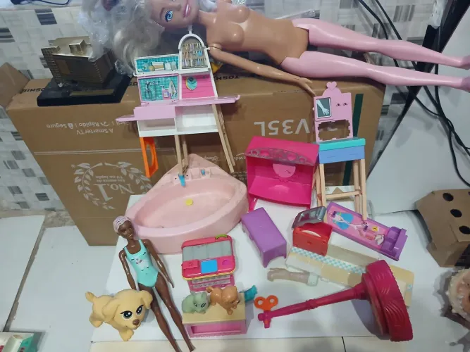 Lote peças barbie
