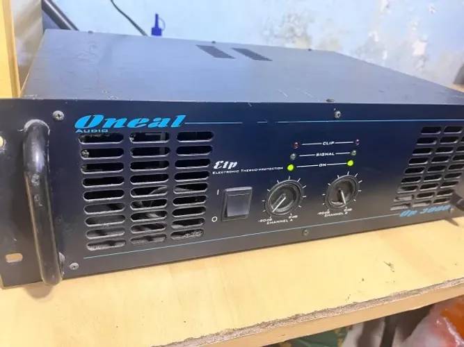Amplificador Potência Oneal Op3000 Series Azul-escur