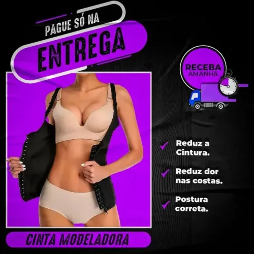 cinta colete modeladora - PAGUE NA ENTREGA