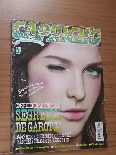 REVISTA CAPRICHO FERNANDA LIMA EDIÇÃO 977, 16/10/2005