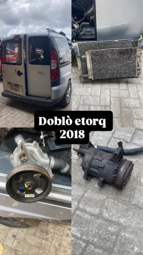 Sucata Doblò 1.8 etor-q compressor bomba d água pneu roda caixa pedais 