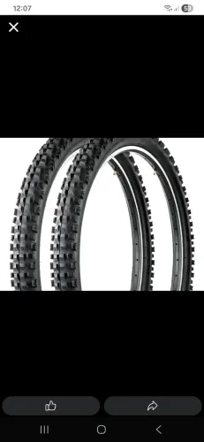 PAR DE PNEU BIKE ARO 26 BALAO VEE RUBBER 26X 260 NOVO