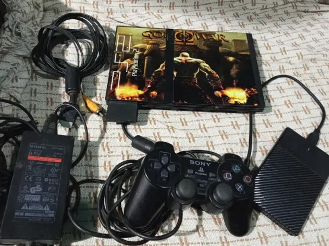 Playstaion2 com jogos no HD externo *ILHA DO GOVERNADOR*