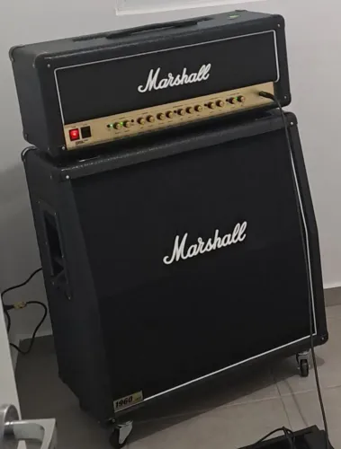 Amplificador Marshall DSL 100HR 110v e Caixa Marshall 4X12 1960A Zerados!