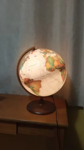 Globo terrestre abajur