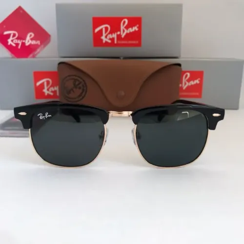 Óculos de Sol Ray-ban Clubmaster classic g15 lentes de cristal