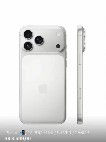 iPhone 17 Pro Max Novo