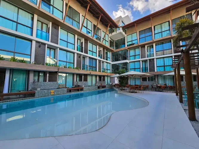 PORTO DE GALINHAS - Flat 23m² com lazer completo e ganhador do prêmio ADEMI de 2023