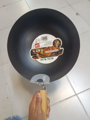 Frigideira Antiaderente 28cm Blink Favo de Mel Cabo Madeira