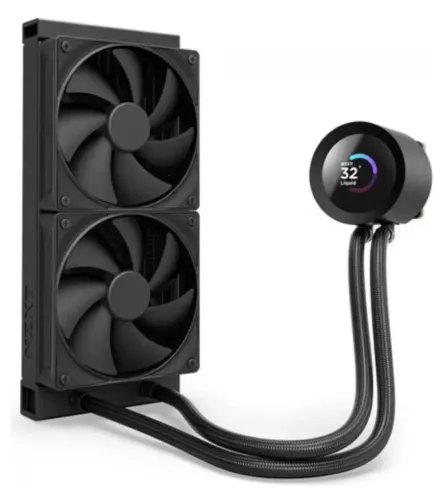 Water Cooler Nzxt Kraken Plus 240 Preto Com Tela Lcd Preto