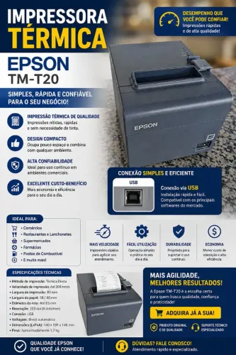 Impressora Térmica de Caixa