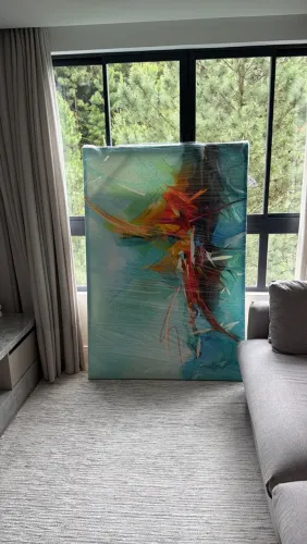 Vendo quadro abstrato grande