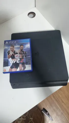 ps4 slim 500 gb 1 controle + ufc2