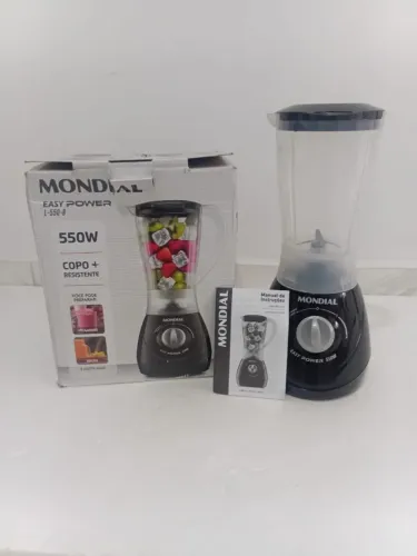 Liquidificador Easy Power - Preto Mondial - 550W - 220V Nova