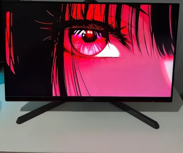 Monitor Gamer Destiny 25g3zm 25 240hz Cinza Aoc 100/240v Preta/vermelho