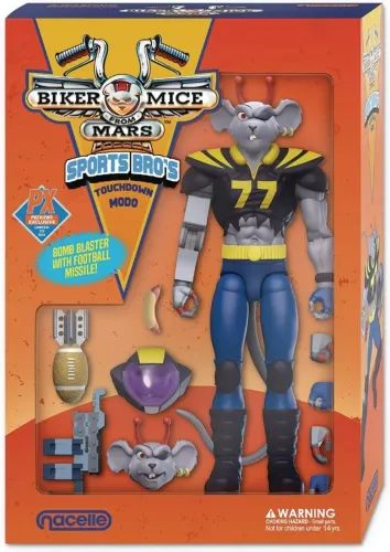 Boneco Articulado Nacelle Biker Mice from Mars / Esquadrão Marte - Modo