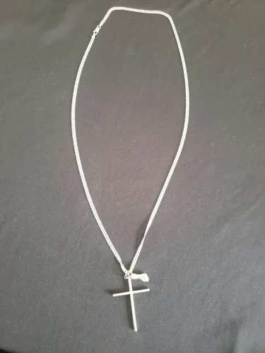 CORRENTE DE PRATA 70CM