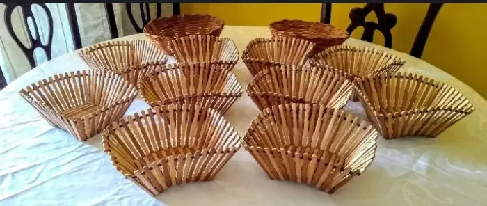 Lote Cestinhas de Mesa Seminovas
